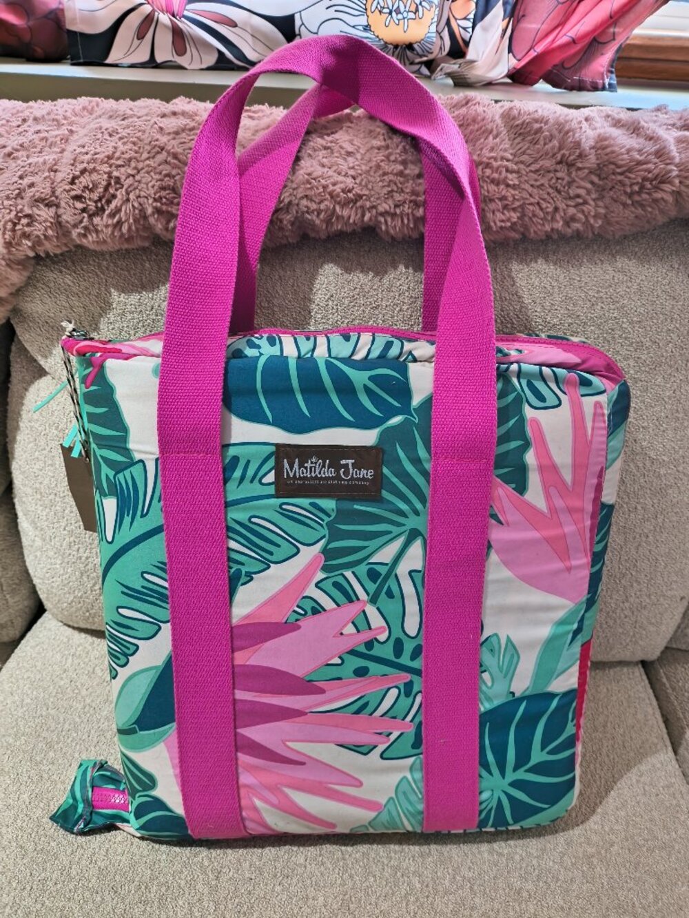 Matilda Jane Enchanted Garden limited-edition beach mat/ tote bag. NWT